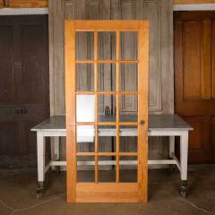 #50811 - 36x80&nbsp;15&nbsp;Lite&nbsp;Pine&nbsp;Interior&nbsp;French&nbsp;Door&nbsp;image