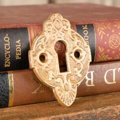 #50884 - Antique&nbsp;Ornate&nbsp;Bronze&nbsp;Keyhole&nbsp;Escutcheon&nbsp;image