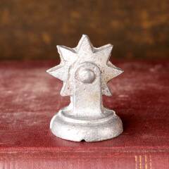 #50944 - Vintage&nbsp;Cast&nbsp;Aluminum&nbsp;Spur&nbsp;Lamp&nbsp;Finial&nbsp;image
