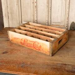 #50952 - Antique&nbsp;PEPSI-Cola&nbsp;24&nbsp;Bottle&nbsp;Wood&nbsp;Crate&nbsp;image
