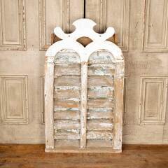 #51017 - Salvaged&nbsp;Antique&nbsp;Wood&nbsp;Louvered&nbsp;Barn&nbsp;Vent&nbsp;image