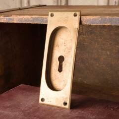 #51134 - Antique&nbsp;Solid&nbsp;Bronze&nbsp;Pocket&nbsp;Door&nbsp;Pull&nbsp;image