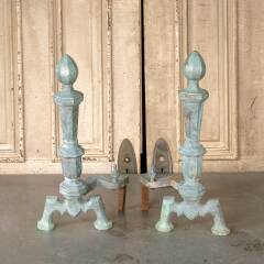 #51139 - Pair&nbsp;of&nbsp;Antique&nbsp;Fireplace&nbsp;Andirons&nbsp;image