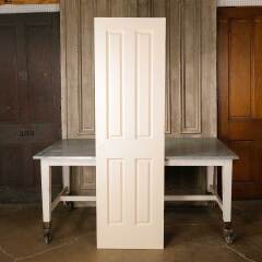 #51258 - 24x80&nbsp;Salvaged&nbsp;4&nbsp;Panel&nbsp;Wood&nbsp;Interior&nbsp;Door&nbsp;image
