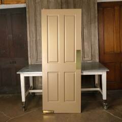 #51265 - 30x80&nbsp;Salvaged&nbsp;4&nbsp;Panel&nbsp;Wood&nbsp;Swing&nbsp;Door&nbsp;image