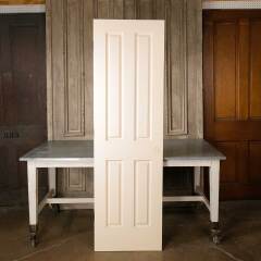 #51271 - 24x80&nbsp;Salvaged&nbsp;4&nbsp;Panel&nbsp;Wood&nbsp;Interior&nbsp;Door&nbsp;image
