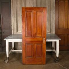 #51293 - 30x72&nbsp;Salvaged&nbsp;Antique&nbsp;4&nbsp;Panel&nbsp;Interior&nbsp;Door&nbsp;image