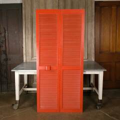 #51300 - Vintage&nbsp;Mid-Century&nbsp;Louvered&nbsp;Wood&nbsp;Doors&nbsp;image