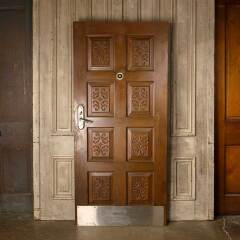 #51308 - 36x79&nbsp;Salvaged&nbsp;Vintage&nbsp;Wood&nbsp;Entry&nbsp;Door&nbsp;image