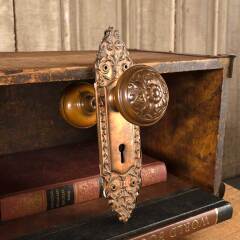 #51343 - Antique&nbsp;Brass&nbsp;Reading&nbsp;Door&nbsp;Hardware&nbsp;Set&nbsp;image