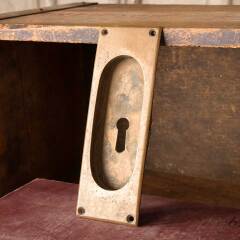 #51344 - Antique&nbsp;Solid&nbsp;Bronze&nbsp;Pocket&nbsp;Door&nbsp;Pull&nbsp;image