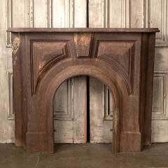 #51384 - Salvaged&nbsp;Antique&nbsp;Cast&nbsp;Iron&nbsp;Fireplace&nbsp;Mantel&nbsp;image
