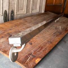 #51855 - 10'&nbsp;Mid&nbsp;Century&nbsp;Modern&nbsp;Aluminum&nbsp;Handrail&nbsp;image