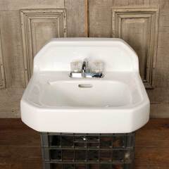 #51989 - 21x19&nbsp;Antique&nbsp;Porcelain&nbsp;Bathroom&nbsp;Sink&nbsp;image