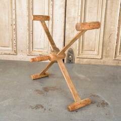 #52020 - Primitive&nbsp;Wood&nbsp;Yarn&nbsp;Winder&nbsp;Wheel&nbsp;image