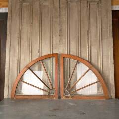 #52037 - Salvaged&nbsp;Antique&nbsp;Quarter&nbsp;Round&nbsp;Windows&nbsp;image
