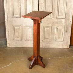 #52119 - Antique&nbsp;Pine&nbsp;Wood&nbsp;Podium&nbsp;image