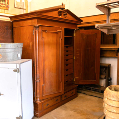 #52230 - Antique&nbsp;Ornate&nbsp;Wood&nbsp;Flat&nbsp;Drawer&nbsp;Cabinet&nbsp;image