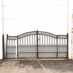 #52323 - Salvaged&nbsp;Antique&nbsp;Wrought&nbsp;Iron&nbsp;Garden&nbsp;Gates&nbsp;image