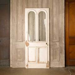 #52519 - 32x79&nbsp;Salvaged&nbsp;Antique&nbsp;2&nbsp;Lite&nbsp;Entry&nbsp;Door&nbsp;image