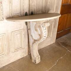 #52576 - Repurposed&nbsp;Wood&nbsp;Corbel&nbsp;Bracket&nbsp;Table&nbsp;image