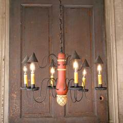 #52633 - Salvaged&nbsp;Farmhouse&nbsp;Chandelier&nbsp;Light&nbsp;Fixture&nbsp;image