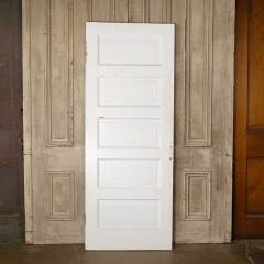 #52654 - 30x76&nbsp;Salvaged&nbsp;5&nbsp;Panel&nbsp;Interior&nbsp;Wood&nbsp;Door&nbsp;image