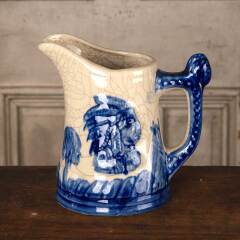#52780 - Antique&nbsp;Old&nbsp;Sleepy&nbsp;Eye&nbsp;Stoneware&nbsp;Pitcher&nbsp;image