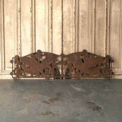 #52888 - Salvaged&nbsp;Cast&nbsp;Iron&nbsp;Bench&nbsp;Back&nbsp;w/&nbsp;Eagles&nbsp;image
