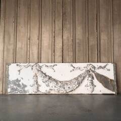 #52889 - Antique&nbsp;Zinc&nbsp;Building&nbsp;Frieze&nbsp;Swag&nbsp;Ornament&nbsp;image