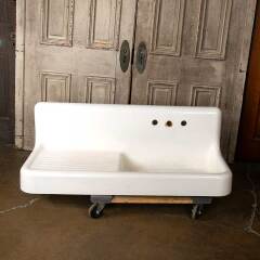 #52901 - Antique&nbsp;Cast&nbsp;Iron&nbsp;Farmhouse&nbsp;Kitchen&nbsp;Sink&nbsp;image