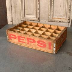 #52916 - Antique&nbsp;Wood&nbsp;PEPSI-COLA&nbsp;Bottle&nbsp;Crate&nbsp;image