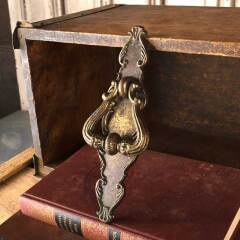 #52991 - Vintage&nbsp;Brass&nbsp;Furniture&nbsp;Pull&nbsp;Handle&nbsp;Hardware&nbsp;image