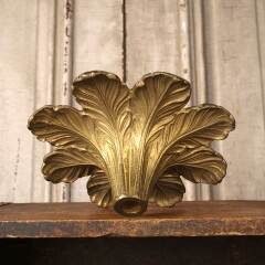 #52998 - Antique&nbsp;Solid&nbsp;Brass&nbsp;Floral&nbsp;Chandelier&nbsp;Part&nbsp;image