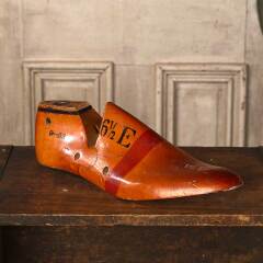#53208 - Vintage&nbsp;Size&nbsp;6&nbsp;1/2&nbsp;Wood&nbsp;Shoe&nbsp;Mold&nbsp;Form&nbsp;image