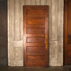 #53236 - 32x79&nbsp;Salvaged&nbsp;6&nbsp;Panel&nbsp;Interior&nbsp;Wood&nbsp;Door&nbsp;image