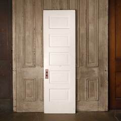 #53237 - 24x77&nbsp;Salvaged&nbsp;5&nbsp;Panel&nbsp;Interior&nbsp;Wood&nbsp;Door&nbsp;image