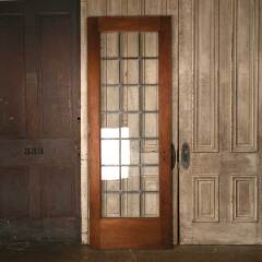 #53270 - 30x84&nbsp;Antique&nbsp;Leaded&nbsp;21&nbsp;Lite&nbsp;French&nbsp;Door&nbsp;image