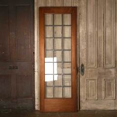 #53272 - 30x84&nbsp;Antique&nbsp;Leaded&nbsp;21&nbsp;Lite&nbsp;French&nbsp;Door&nbsp;image