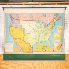 #53279 - Vintage&nbsp;Pull-Down&nbsp;Map&nbsp;of&nbsp;the&nbsp;United&nbsp;States&nbsp;image