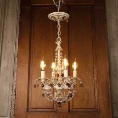 #53314 - Schonbek&nbsp;4&nbsp;Bulb&nbsp;Chandelier&nbsp;Light&nbsp;Fixture&nbsp;image