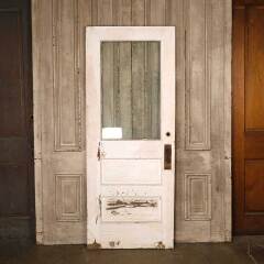 #53327 - 32x80&nbsp;Antique&nbsp;Wood&nbsp;Half&nbsp;Lite&nbsp;Entry&nbsp;Door&nbsp;image