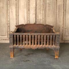 #53333 - Antique&nbsp;Cast&nbsp;Iron&nbsp;Fireplace&nbsp;Log&nbsp;Holder&nbsp;Basket&nbsp;image