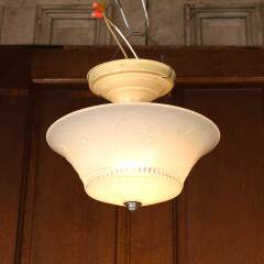 #53338 - Vintage&nbsp;Single&nbsp;Bulb&nbsp;Flush&nbsp;Mount&nbsp;Light&nbsp;Fixture&nbsp;image