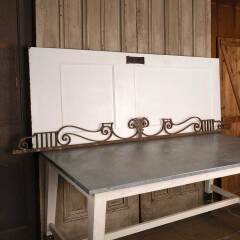 #53348 - Antique&nbsp;Wrought&nbsp;Iron&nbsp;Ornamental&nbsp;Pediment&nbsp;image