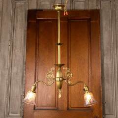 #53469 - Antique&nbsp;Brass&nbsp;Victorian&nbsp;Chandelier&nbsp;Light&nbsp;image