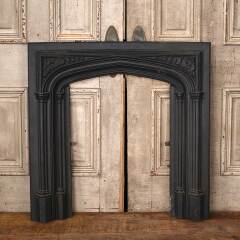 #53562 - 34x34&nbsp;Antique&nbsp;Cast&nbsp;Iron&nbsp;Fireplace&nbsp;Surround&nbsp;image