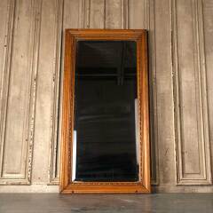 #53599 - Antique&nbsp;Wood&nbsp;Framed&nbsp;Beveled&nbsp;Glass&nbsp;Mirror&nbsp;image