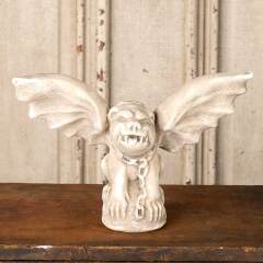 #53706 - Small&nbsp;Plaster&nbsp;Winged&nbsp;Dog&nbsp;Gargoyle&nbsp;image