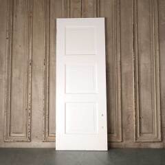 #53738 - Antique&nbsp;Painted&nbsp;Wood&nbsp;3&nbsp;Panel&nbsp;Cabinet&nbsp;Door&nbsp;image